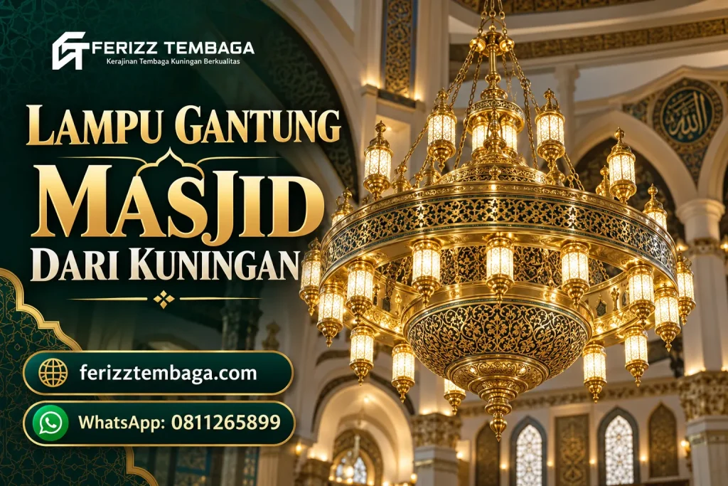 Lampu Gantung Masjid dari Kuningan