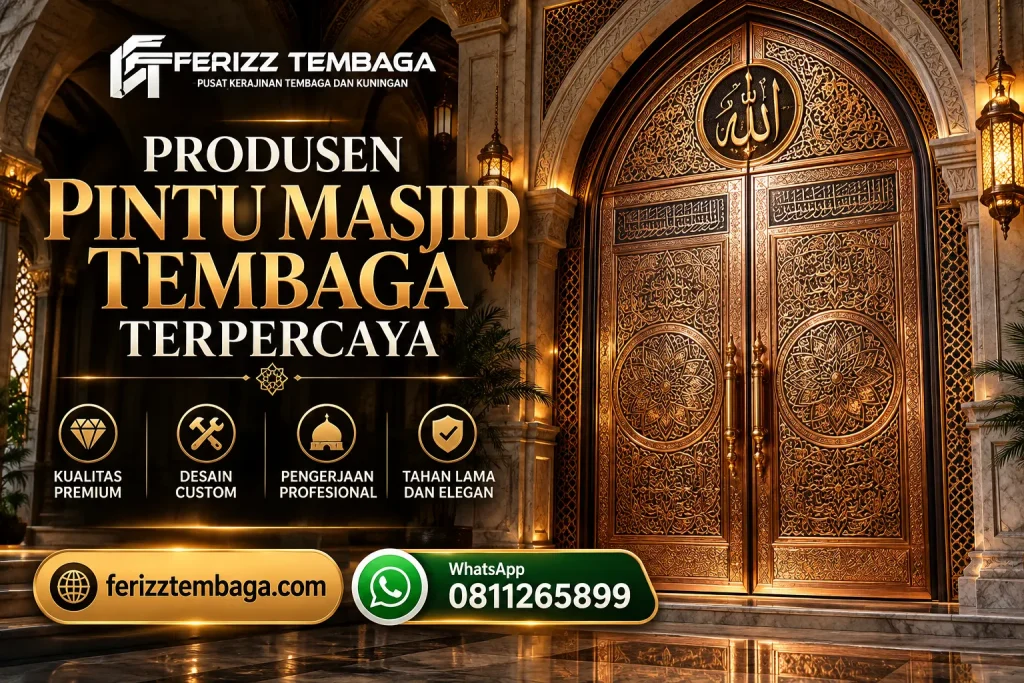 Produsen Pintu Masjid Tembaga Terpercaya