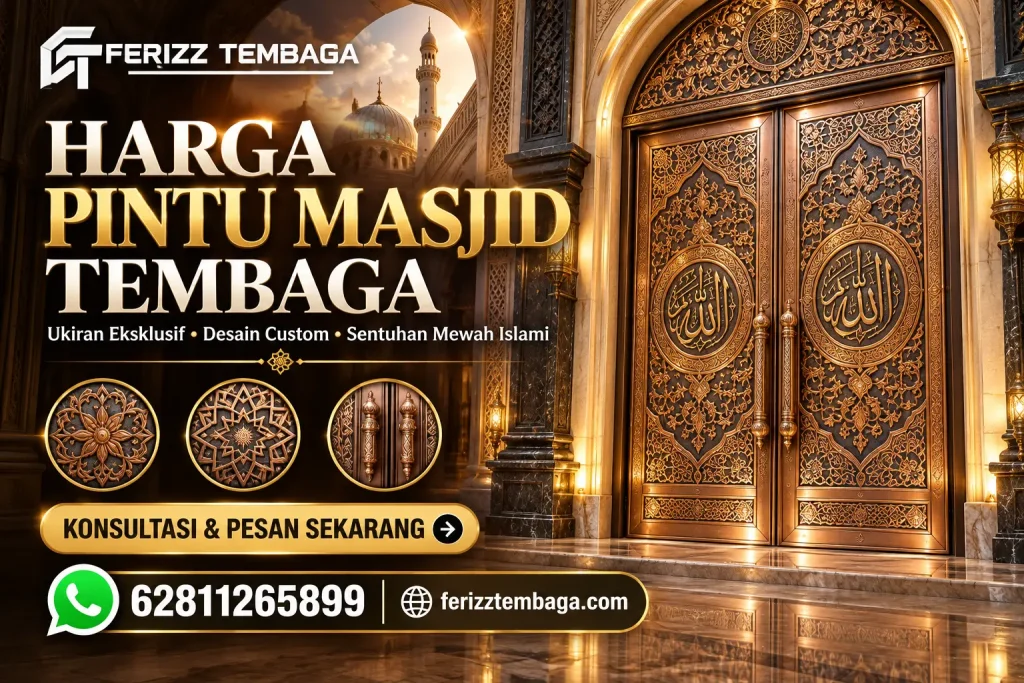 Harga Pintu Masjid Tembaga