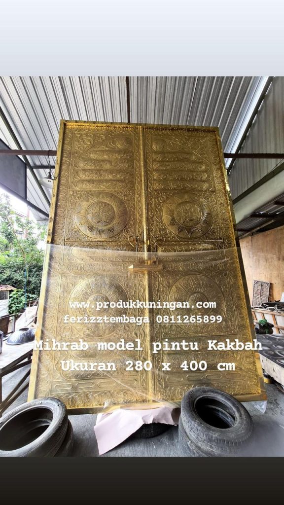 Kerajinan Tmbaga Kuningan Pintu Kakbah Boyolali