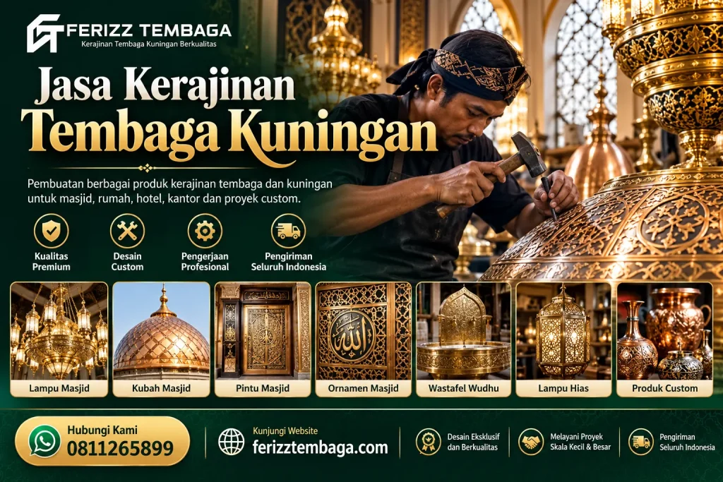 Jasa Kerajinan Tembaga Kuningan