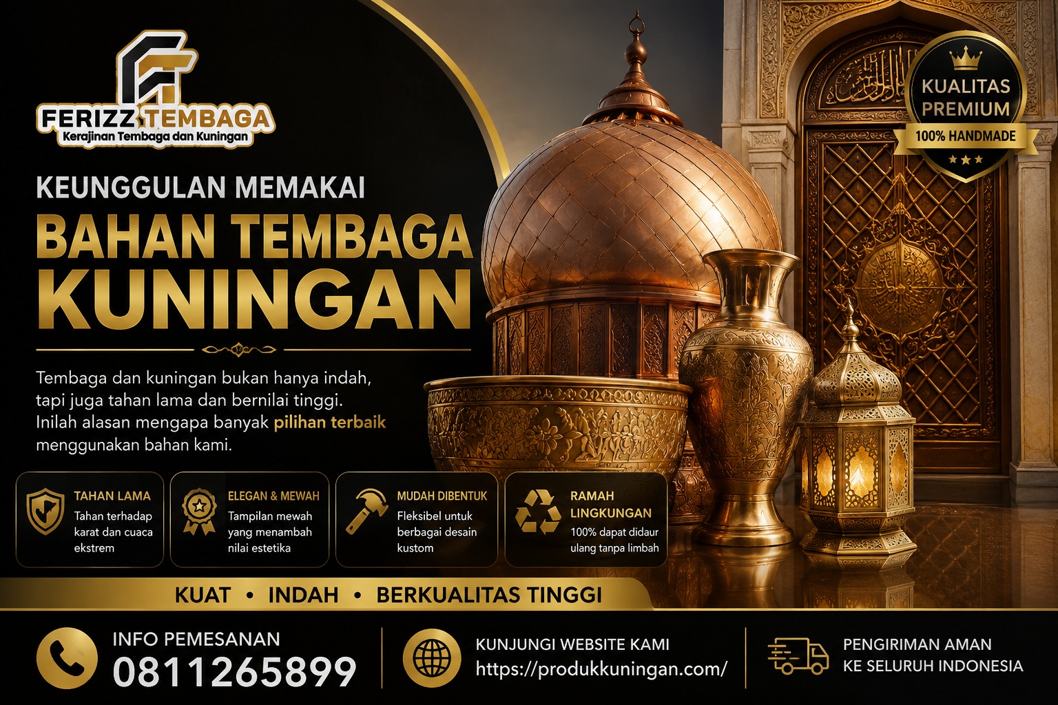 Keunggulan Memakai Bahan Tembaga Kuningan