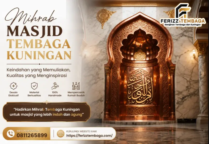 Mihrab Masjid Tembaga Kuningan