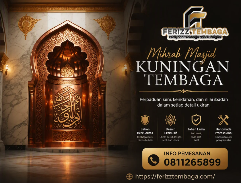 Mihrab Masjid Kuningan Tembaga