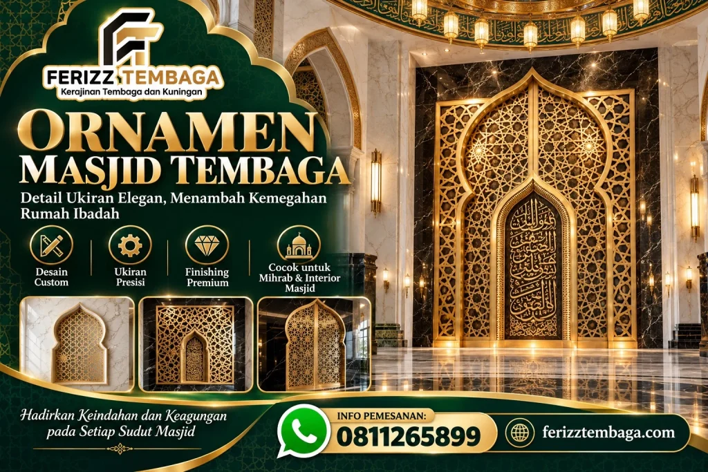 Ornamen Masjid Tembaga